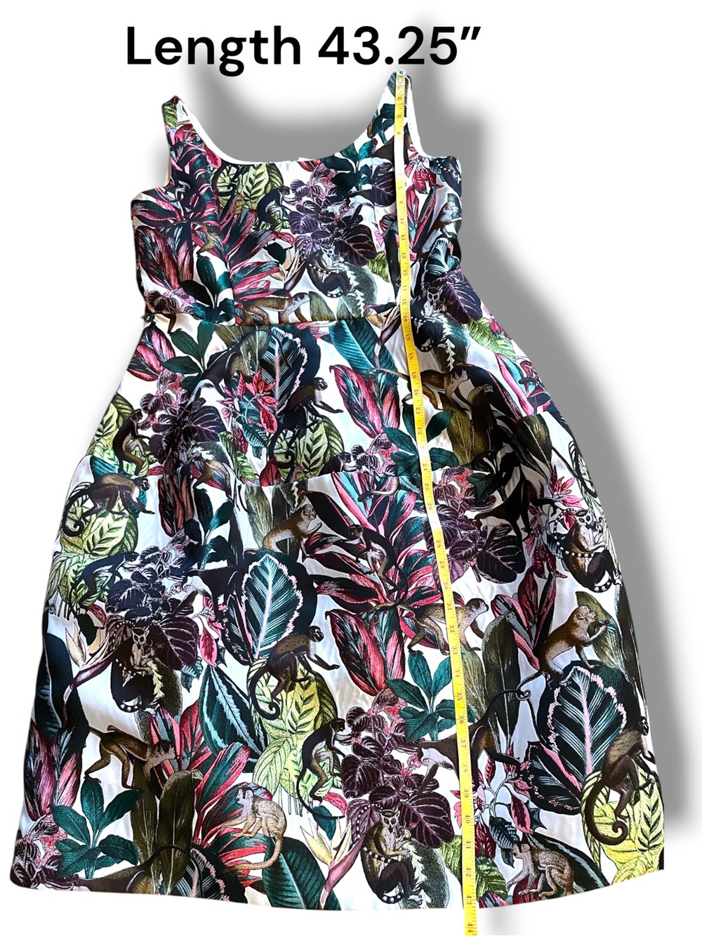 Oscar de la Renta Resort Runway 2018 Jungle Monkey Jacquard Dress 12 - Picture 10 of 16